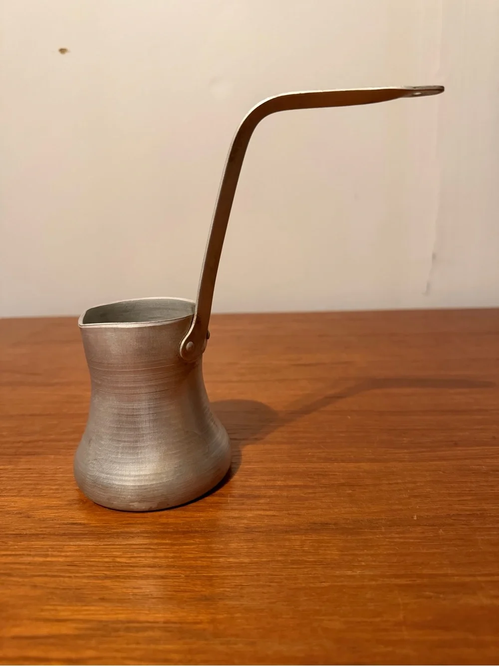 Vintage Soviet USSR Aluminum Turka Cezve Turkish Coffee Pot 300ml Pre-1979